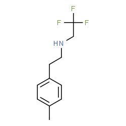 ChemSpider 2D Image | 2,2,2-Trifluoro-N-[2-(4-methylphenyl)ethyl]ethanamine | C11H14F3N