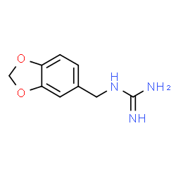ChemSpider 2D Image | 1-(1,3-Benzodioxol-5-ylmethyl)guanidine | C9H11N3O2