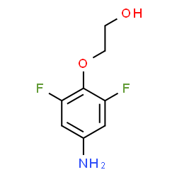 ChemSpider 2D Image | 2-(4-Amino-2,6-difluorophenoxy)ethanol | C8H9F2NO2