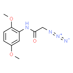 ChemSpider 2D Image | 2-Azido-N-(2,5-dimethoxyphenyl)acetamide | C10H12N4O3