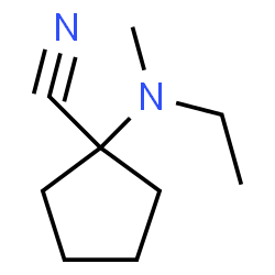 ChemSpider 2D Image | 1-[Ethyl(methyl)amino]cyclopentanecarbonitrile | C9H16N2