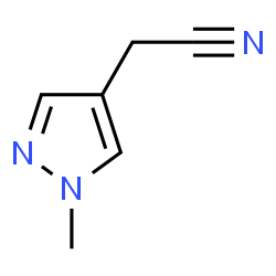 ChemSpider 2D Image | (1-Methyl-1H-pyrazol-4-yl)acetonitrile | C6H7N3
