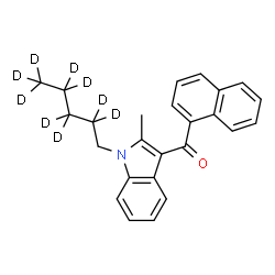ChemSpider 2D Image | JWH 007-d9 | C25H16D9NO