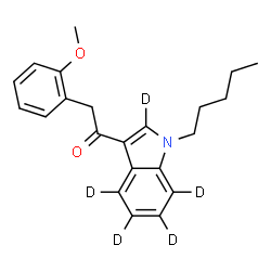 ChemSpider 2D Image | JWH 250-d5 | C22H20D5NO2