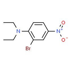 ChemSpider 2D Image | 2-Bromo-N,N-diethyl-4-nitroaniline | C10H13BrN2O2