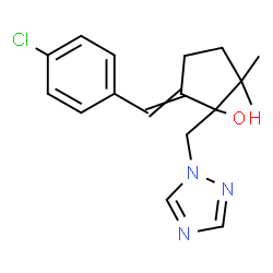 ChemSpider 2D Image | triticonazole | C17H20ClN3O