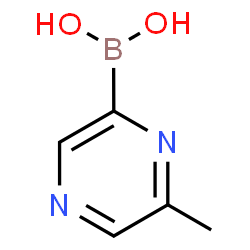 ChemSpider 2D Image | (6-Methyl-2-pyrazinyl)boronic acid | C5H7BN2O2