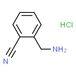 ChemSpider 2D Image | 2-CYANOBENZYLAMINE HYDROCHLORIDE | C8H9ClN2