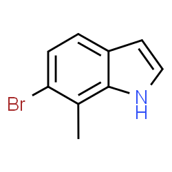 ChemSpider 2D Image | 6-Bromo-7-methylindole | C9H8BrN