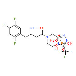 ChemSpider 2D Image | Sitagliptin Phosphate | C16H20F6N5O6P