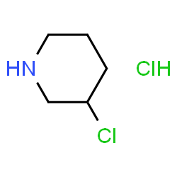 ChemSpider 2D Image | 3-Chloropiperidine hydrochloride | C5H11Cl2N