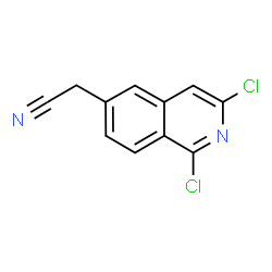 ChemSpider 2D Image | (1,3-Dichloro-6-isoquinolinyl)acetonitrile | C11H6Cl2N2