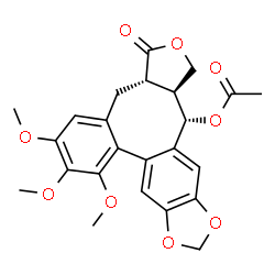 ChemSpider 2D Image | (+)-Steganacin | C24H24O9