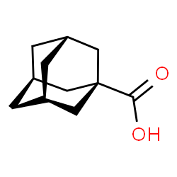 ChemSpider 2D Image | (1S,3R,5S,7r)-1-Adamantanecarboxylic acid | C11H16O2