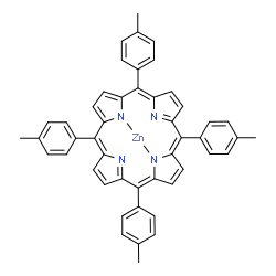 ChemSpider 2D Image | [5,10,15,20-Tetrakis(4-methylphenyl)porphyrinato(2-)-kappa~2~N~21~,N~23~]zinc | C48H36N4Zn