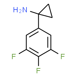 ChemSpider 2D Image | 1-(3,4,5-Trifluorophenyl)cyclopropanamine | C9H8F3N