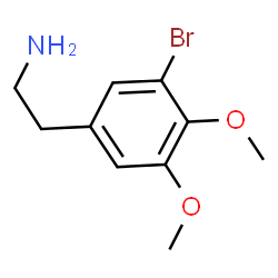 ChemSpider 2D Image | 2-(3-Bromo-4,5-dimethoxyphenyl)ethanamine | C10H14BrNO2