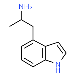ChemSpider 2D Image | 1-(1H-Indol-4-yl)-2-propanamine | C11H14N2