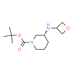 ChemSpider 2D Image | (R)-tert-Butyl 3-(oxetan-3-ylamino)piperidine-1-carboxylate | C13H24N2O3