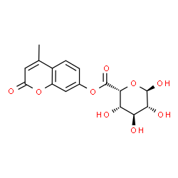 ChemSpider 2D Image | 4-Methyl-2-oxo-2H-chromen-7-yl alpha-L-idopyranuronate | C16H16O9