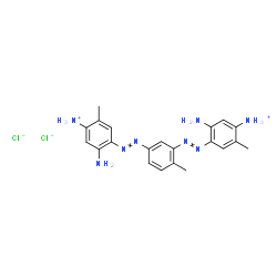 ChemSpider 2D Image | Bismark Brown R | C21H26Cl2N8