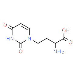 ChemSpider 2D Image | 2-Amino-4-(2,4-dioxo-3,4-dihydro-1(2H)-pyrimidinyl)butanoic acid | C8H11N3O4