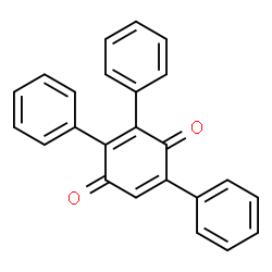ChemSpider 2D Image | 2,3,5-Triphenyl-1,4-benzoquinone | C24H16O2