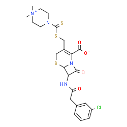 ChemSpider 2D Image | CEFACLOMEZINE | C23H27ClN4O4S3