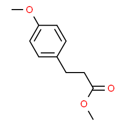 ChemSpider 2D Image | Methyl p-methoxyhydrocinnamate | C11H14O3