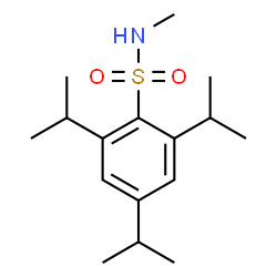 ChemSpider 2D Image | 2,4,6-Triisopropyl-N-methylbenzenesulfonamide | C16H27NO2S