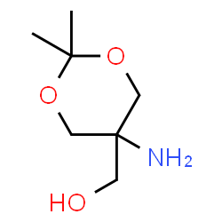 ChemSpider 2D Image | 5-amino-2,2-dimethyl-1,3-dioxane-5-methanol | C7H15NO3
