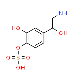 ChemSpider 2D Image | EPINEPHRINE 4-SULFATE | C9H13NO6S