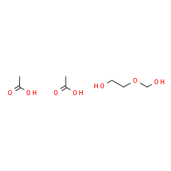 ChemSpider 2D Image | 2-(Hydroxymethoxy)ethanol - acetic acid (1:2) | C7H16O7