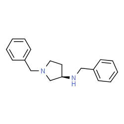 ChemSpider 2D Image | (3R)-N,1-Dibenzyl-3-pyrrolidinamine | C18H22N2