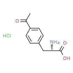 ChemSpider 2D Image | p-acetylphenylalanine hcl | C11H14ClNO3