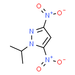 ChemSpider 2D Image | 1-Isopropyl-3,5-dinitro-1H-pyrazole | C6H8N4O4