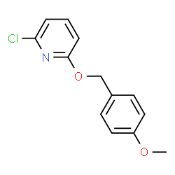 ChemSpider 2D Image | 2-chloro-6-(4-methoxybenzyloxy)pyridine | C13H12ClNO2