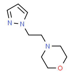 ChemSpider 2D Image | 4-[2-(1H-Pyrazol-1-yl)ethyl]morpholine | C9H15N3O