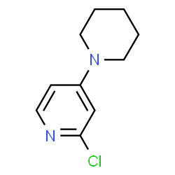 ChemSpider 2D Image | 2-Chloro-4-(1-piperidinyl)pyridine | C10H13ClN2