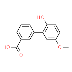 ChemSpider 2D Image | 2'-Hydroxy-5'-methoxy-3-biphenylcarboxylic acid | C14H12O4