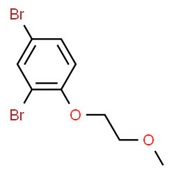 ChemSpider 2D Image | 2,4-Dibromo-1-(2-methoxyethoxy)benzene | C9H10Br2O2