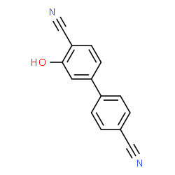 ChemSpider 2D Image | 3-Hydroxy-4,4'-biphenyldicarbonitrile | C14H8N2O
