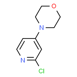 ChemSpider 2D Image | 4-(2-Chloro-4-pyridinyl)morpholine | C9H11ClN2O