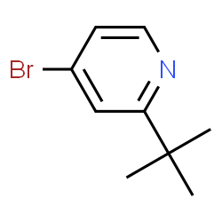 ChemSpider 2D Image | 4-Bromo-2-(tert-butyl)pyridine | C9H12BrN