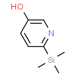 ChemSpider 2D Image | 6-(Trimethylsilyl)-3-pyridinol | C8H13NOSi