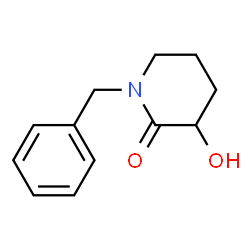 ChemSpider 2D Image | 1-Benzyl-3-hydroxy-2-piperidinone | C12H15NO2