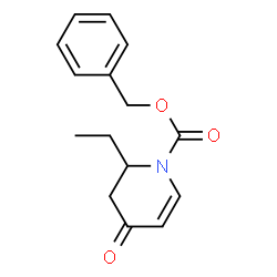 ChemSpider 2D Image | Benzyl 2-ethyl-4-oxo-3,4-dihydro-1(2H)-pyridinecarboxylate | C15H17NO3