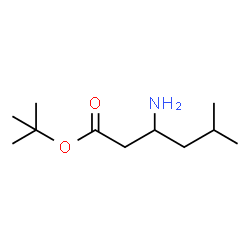 ChemSpider 2D Image | 2-Methyl-2-propanyl 3-amino-5-methylhexanoate | C11H23NO2