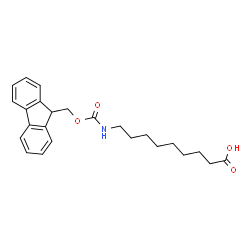 ChemSpider 2D Image | Fmoc-9-aminononanoic acid | C24H29NO4