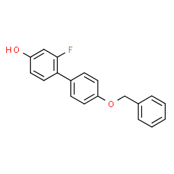 ChemSpider 2D Image | 4'-(Benzyloxy)-2-fluoro-4-biphenylol | C19H15FO2